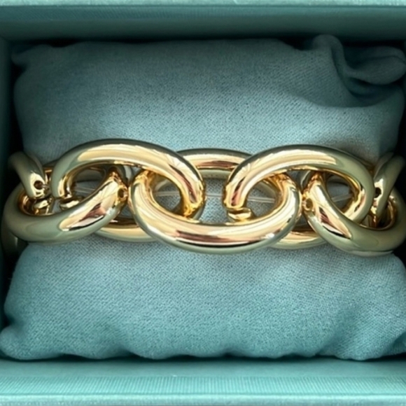 House of Harlow 1960 Jewelry - 💛▪️House of Harlow▪️ 1960 Gold Link Chunky Stretch Bracelet